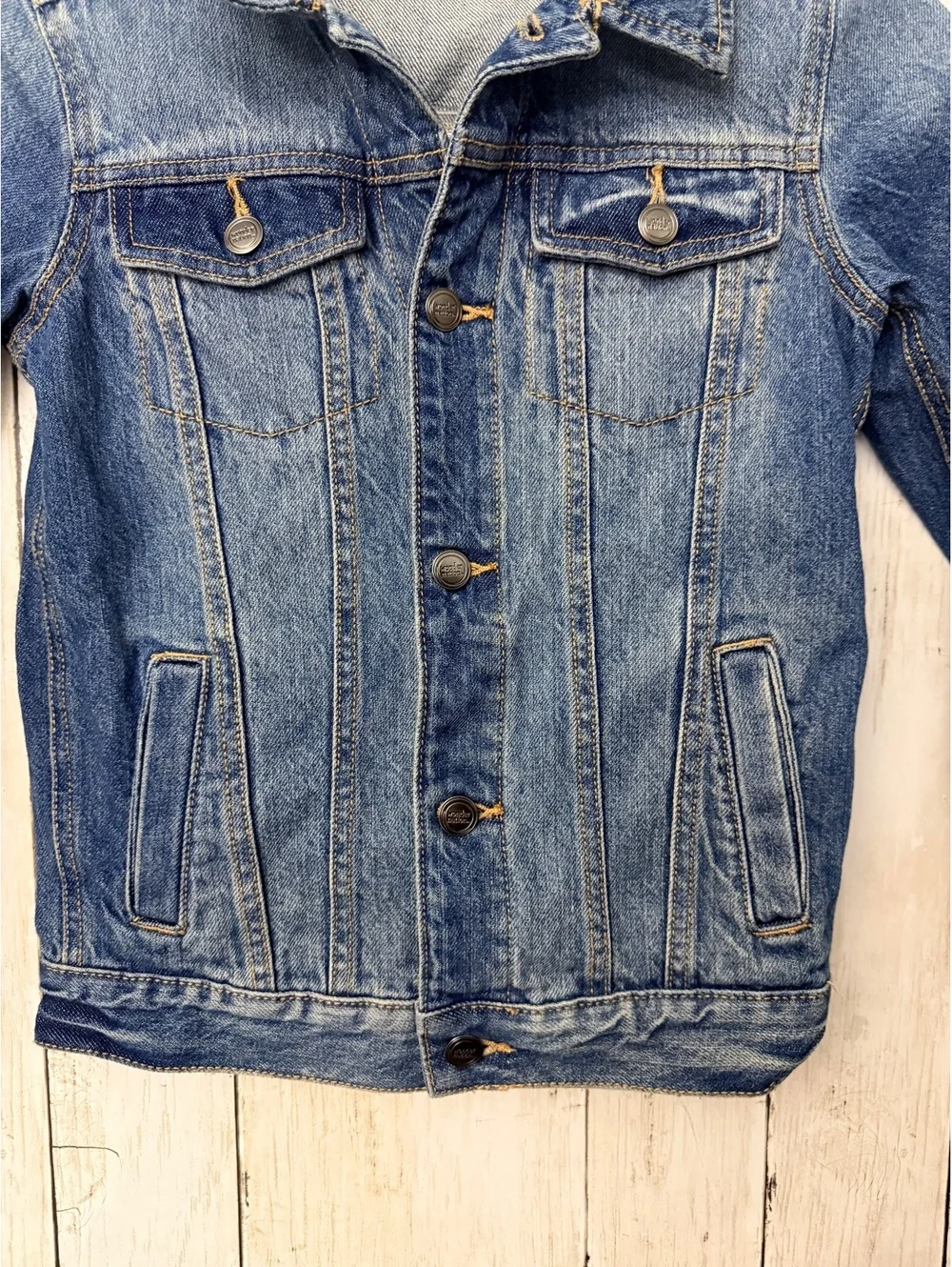 Wonder Nation Women Regular S (6/7) Denim Jacket Cotton